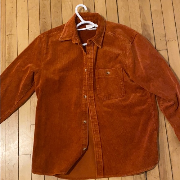 Orange Corduroy Shirt (Urban Outfitters) - Picture 1 of 3